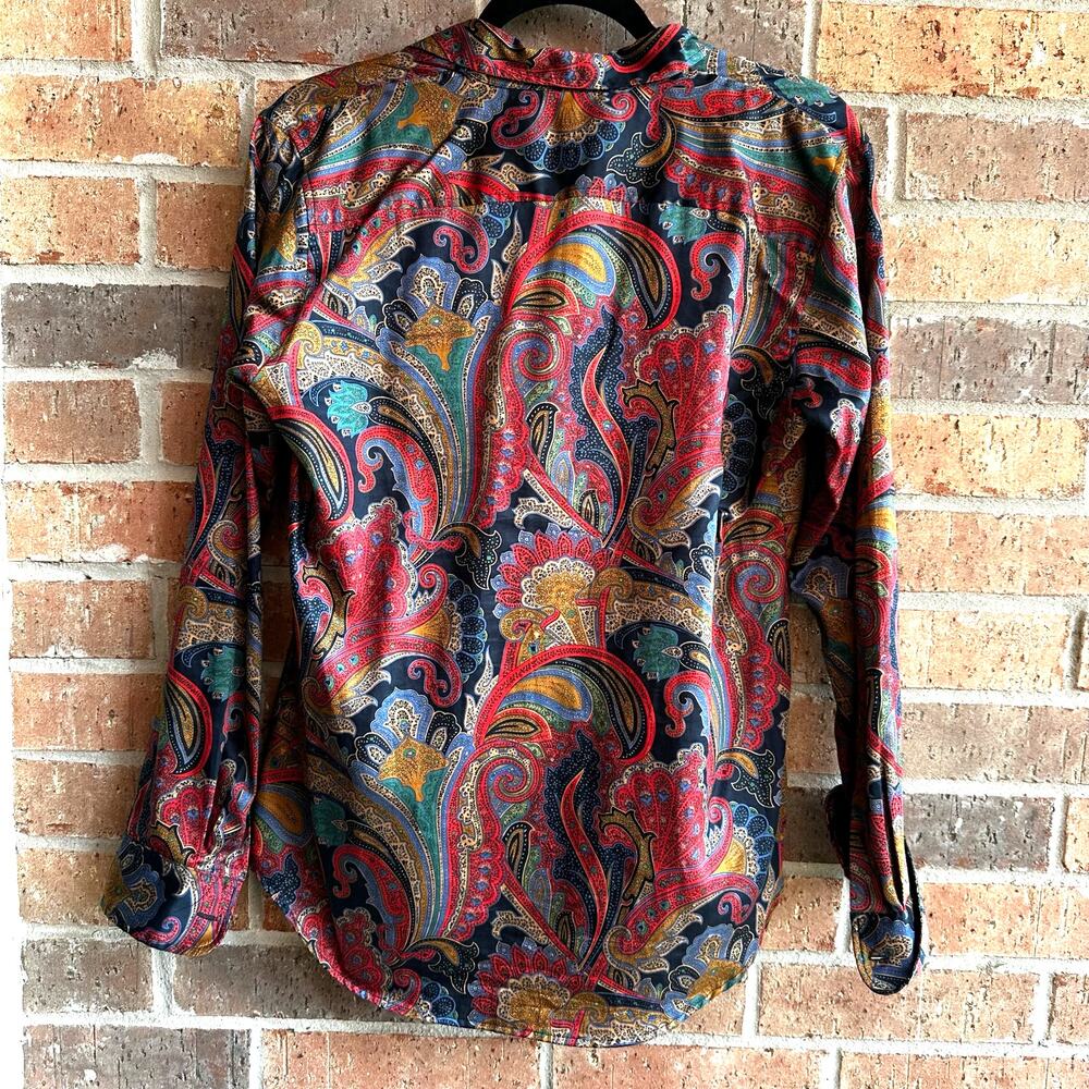 Vintage Ralph Lauren Button down Blouse Medium - Picture 2 of 4